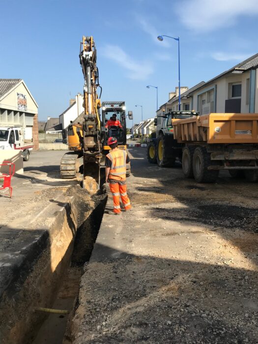 LAGADEC TP Plouvorn refonte réseaux centre bourg